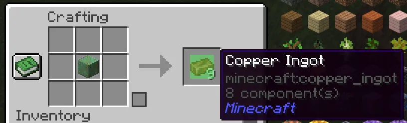 锈蚀的铜块
